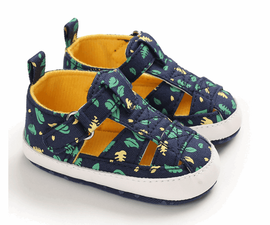 0-1 Year Old Boys And Girls Sandals Casual Breathable Hollow Soft Soled Baby Shoes 3-6-9 Months Walking Shoes - Mubimart