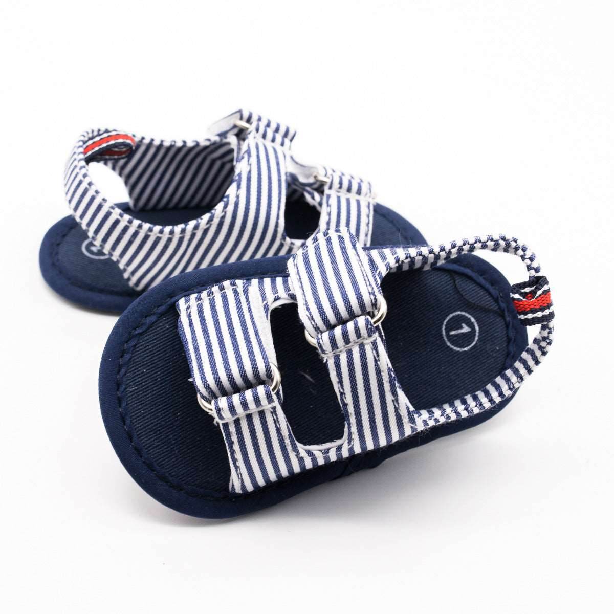 0-1 Years Old Striped Baby Sandals, Baby Shoes, Toddler Shoes, Baby Shoes - Mubimart