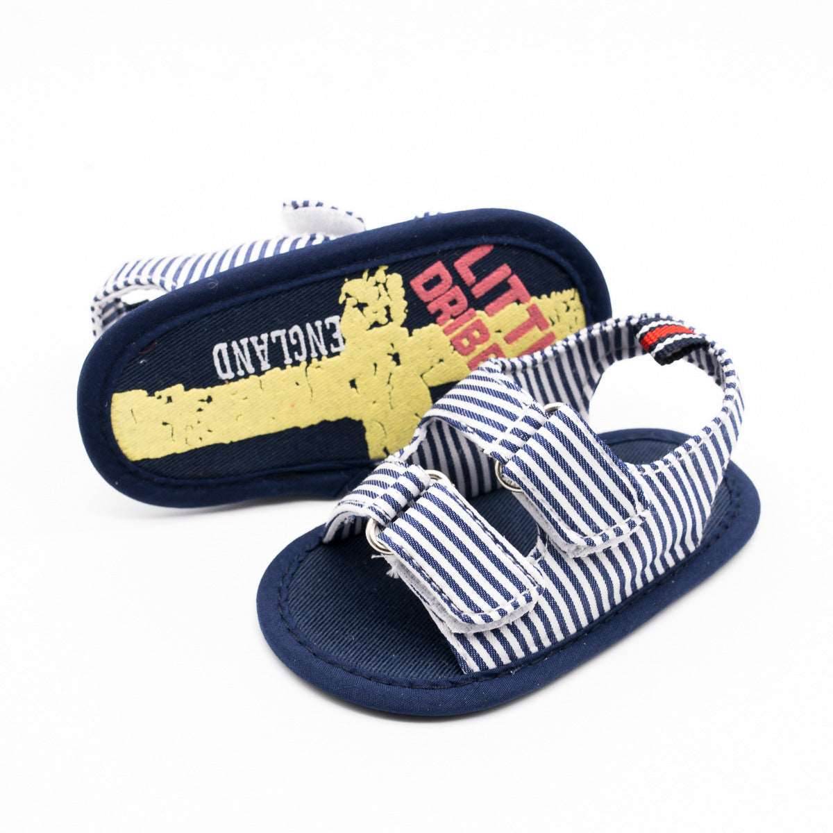 0-1 Years Old Striped Baby Sandals, Baby Shoes, Toddler Shoes, Baby Shoes - Mubimart