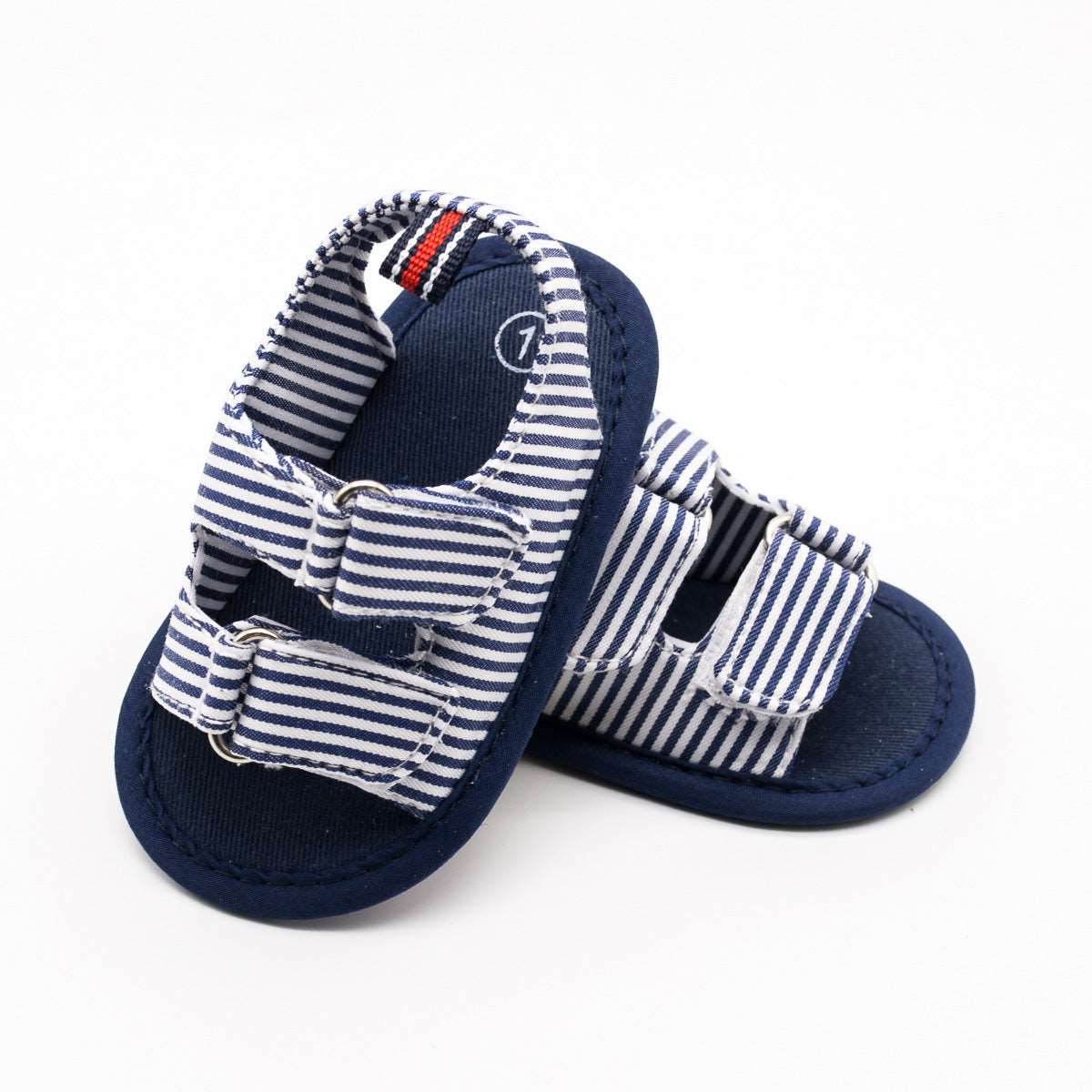 0-1 Years Old Striped Baby Sandals, Baby Shoes, Toddler Shoes, Baby Shoes - Mubimart