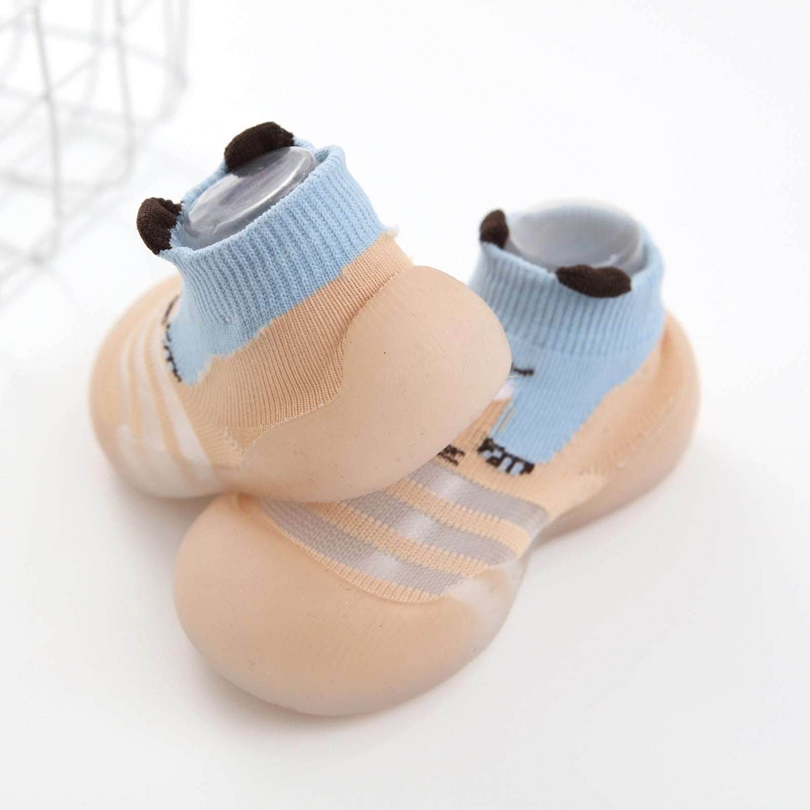0-4 Years Old Baby Toddler Shoes Ice Silk Socks Shoes Baby Soft Sole Floor Shoes - Mubimart