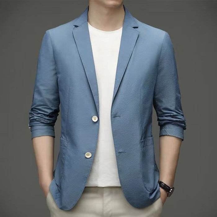Men's Fashionable Lightweight Business Blazer - Mubimart