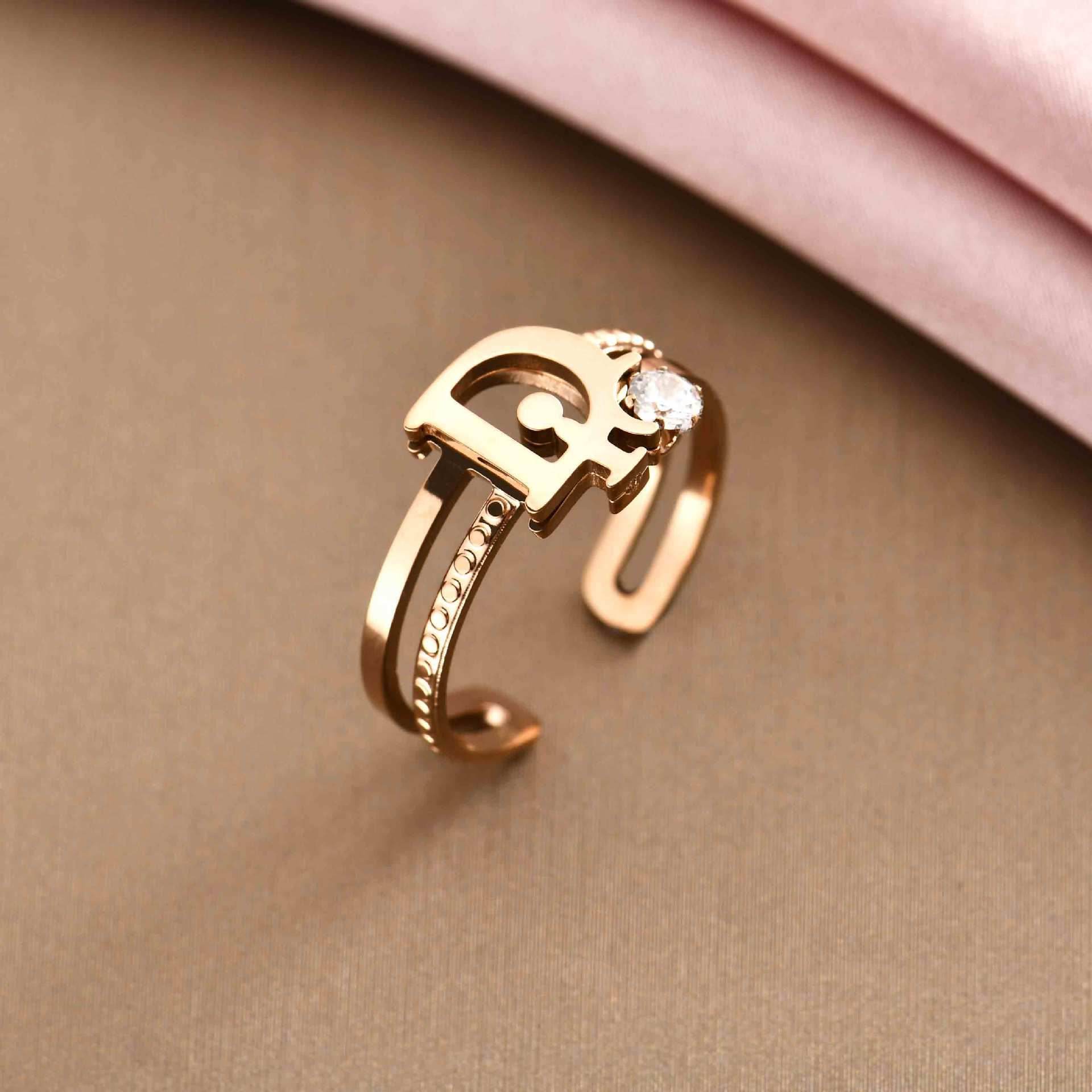 Titanium Steel Ring Men And Women Couple Jewelry - Mubimart