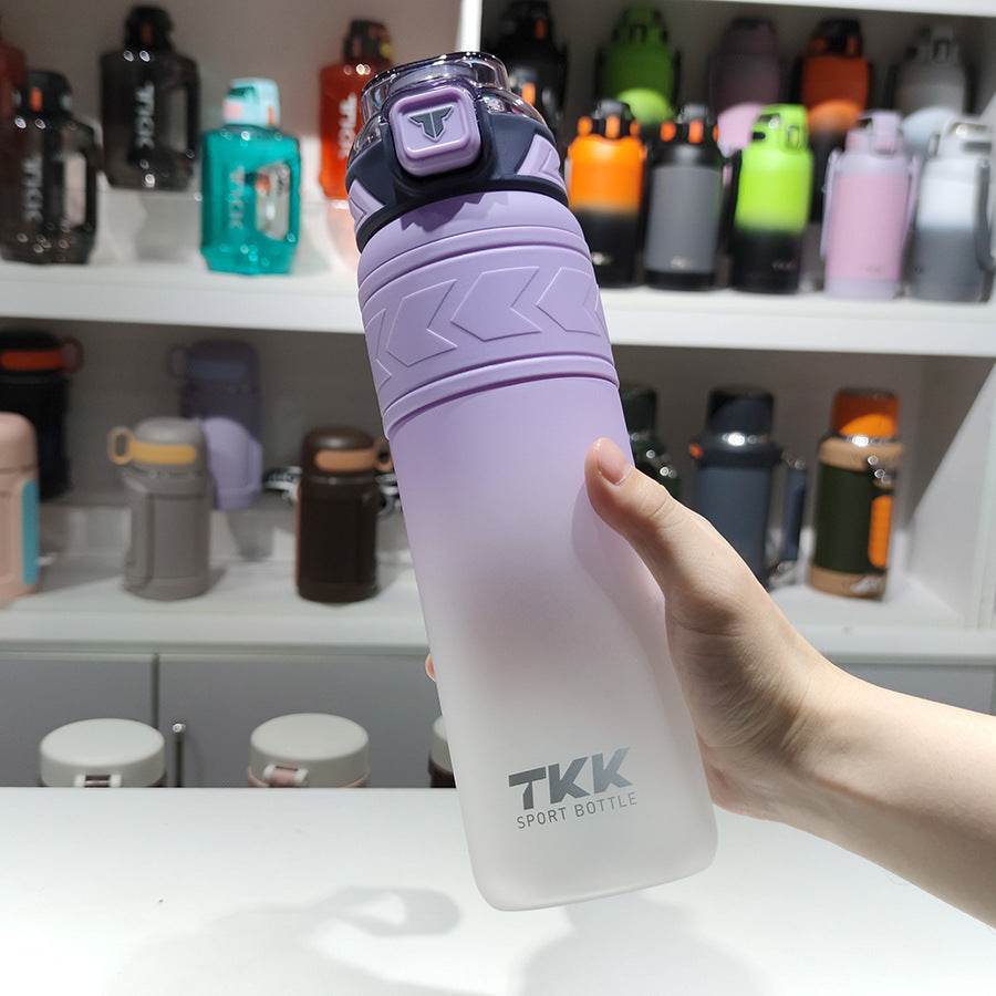 Large Capacity High Temperature Resistant Plastic Sports Bottle Good-looking Student Men's Gift - Mubimart