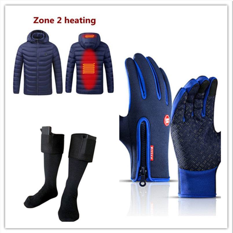 Winter Gloves Touch Screen Riding Motorcycle Sliding Waterproof Sports Gloves With Fleece - Mubimart