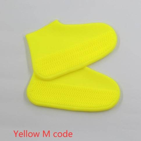 Men and women hiking slip wearable easy to carry silicone rain boots - Mubimart