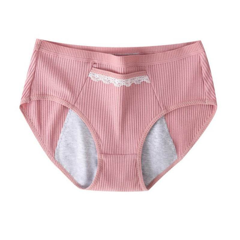 Women's Menstrual Panties Underwear Cotton Large Size Leak-proof - Mubimart