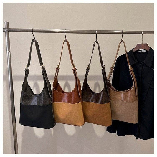 Retro Tote Bag Underarm Bag Women - Mubimart