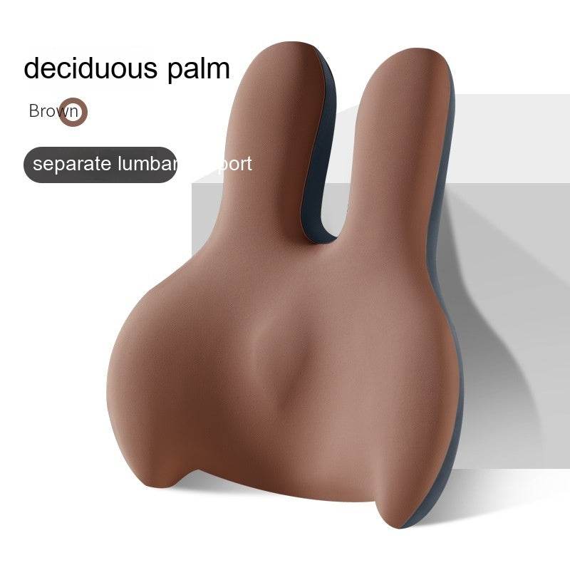 Car Heightening Cushion Backrest Lumber Pad Single Main Driving Thickened Cushion Driving Seat Short Four Seasons Universal - Mubimart