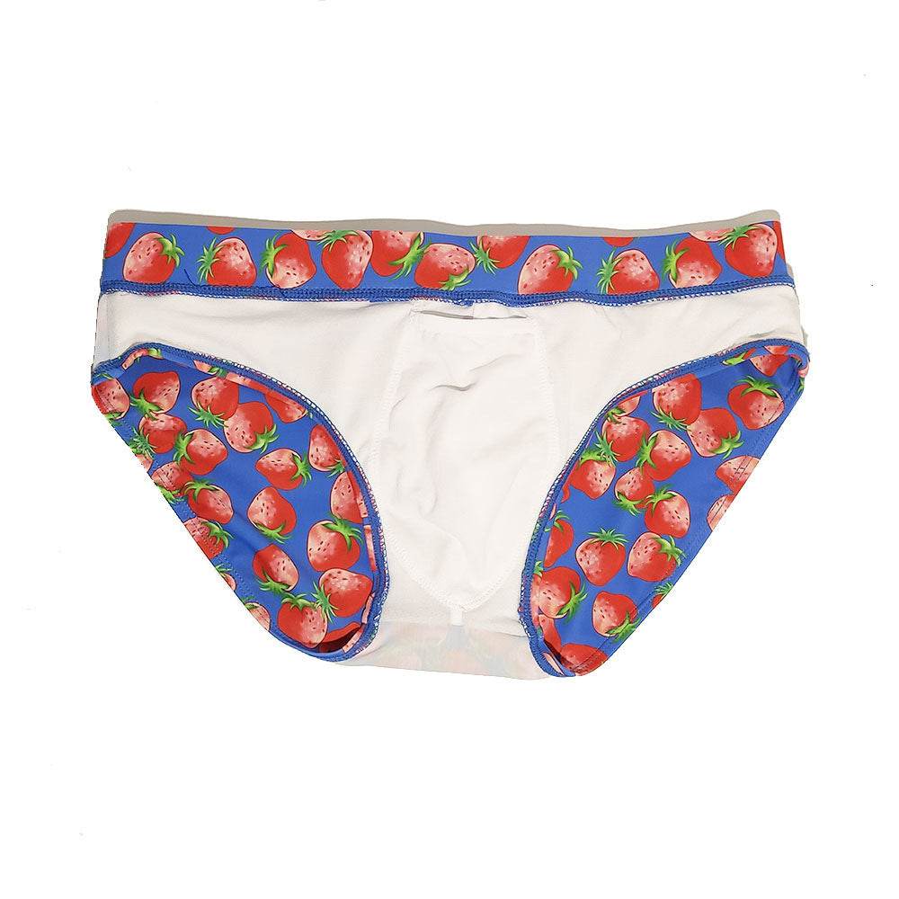 Mens Sexy And Playful Cute Strawberry Briefs - Mubimart