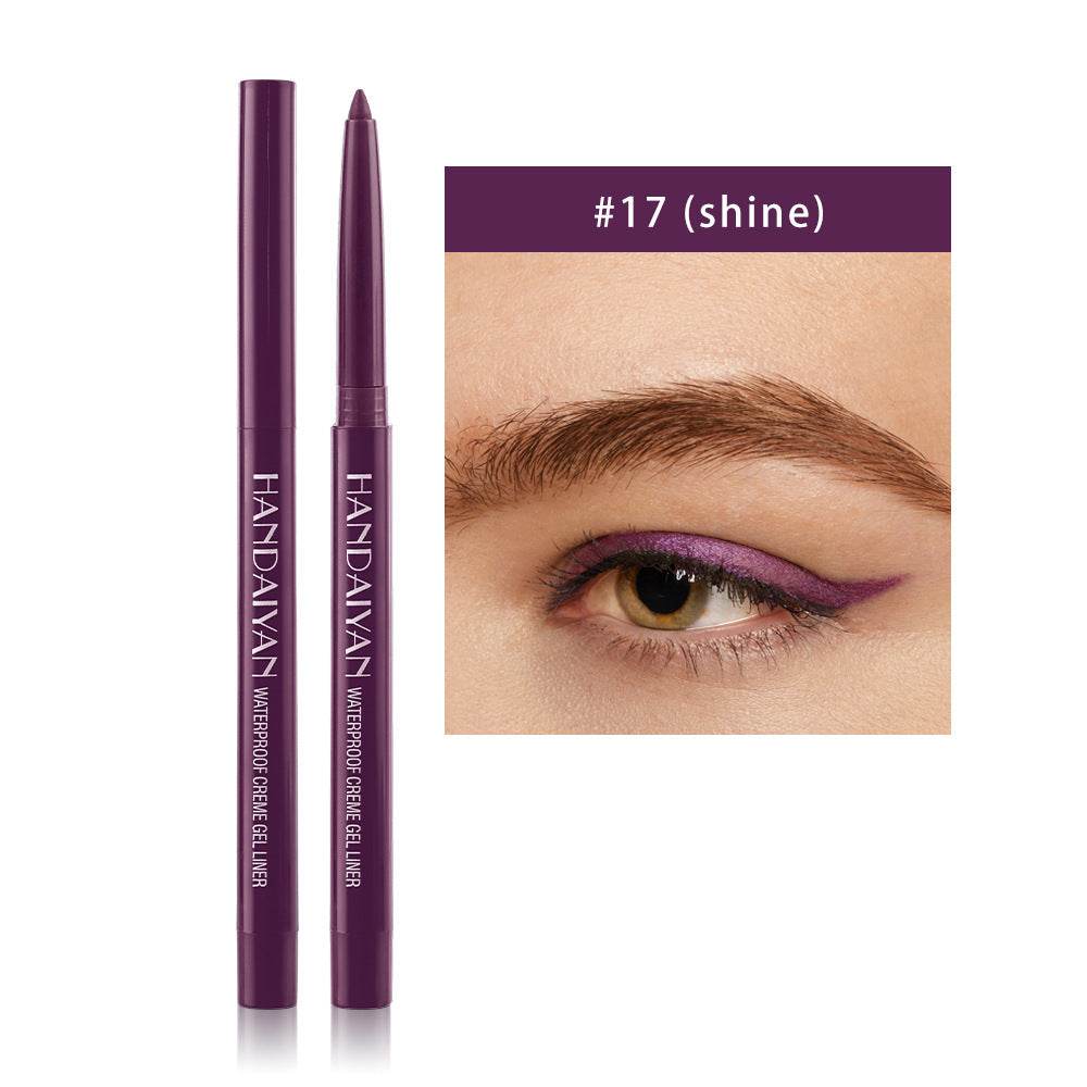 20 Color Cat Eye Makeup Waterproof Neon Colorful Liquid Eyeliner Pen Make Up Comestics Long-lasting Black Eye Liner Pencil - Mubimart