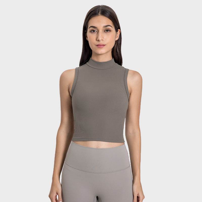 Fashion Fitness Sleeveless Sports Vest Women - Mubimart