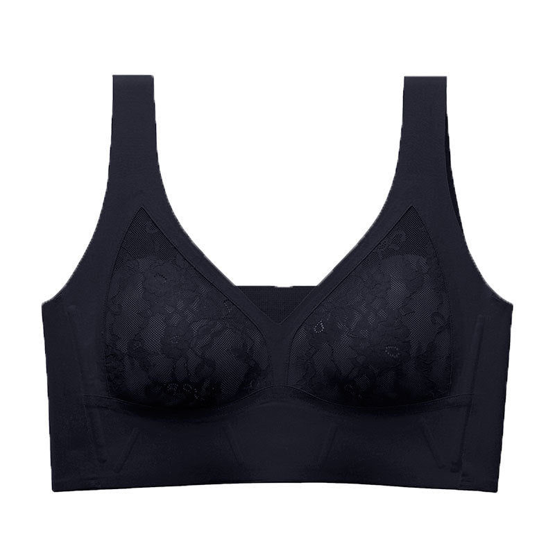 Breasted Unwired Plus Size Adjustable Bra - Mubimart -  