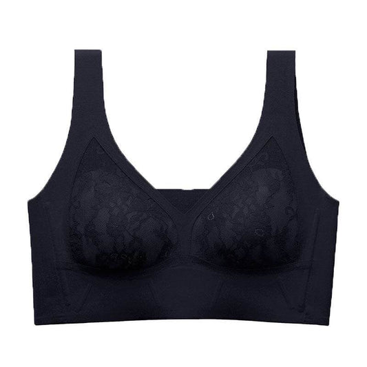 Breasted Unwired Plus Size Adjustable Bra - Mubimart