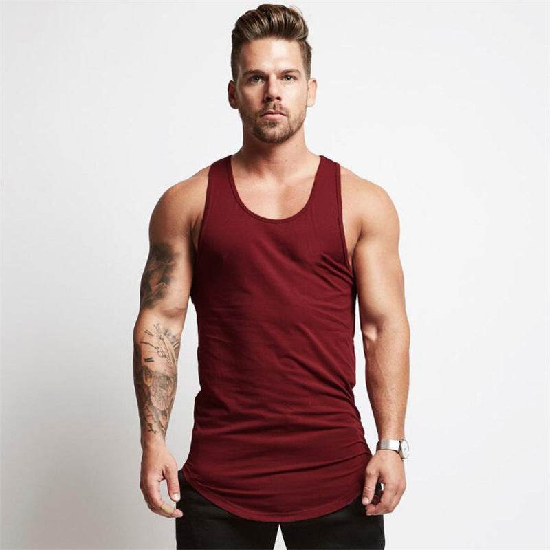 Men's Fashion Casual Fitness Undershirt Sports Bottoming Shirt - Mubimart