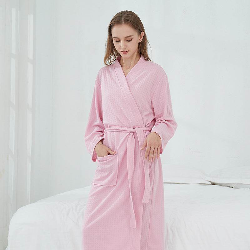 Couple Robes Sleepwear Women Men Loungewear Bathrobe - Mubimart