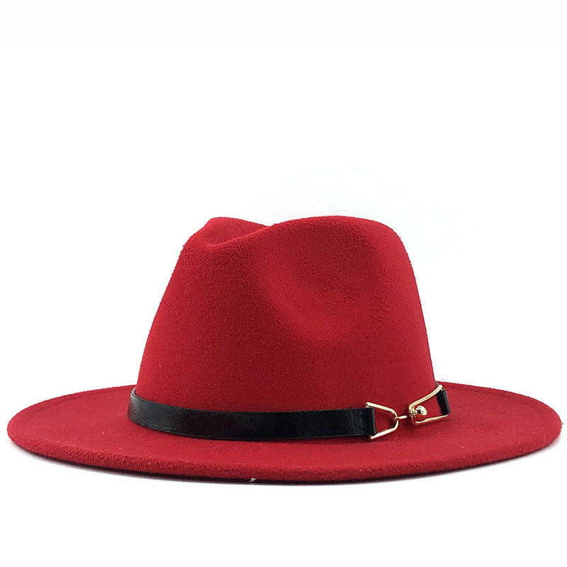 Populaire Fedora Britse Vintage Top Fashion Dames Wollen Hoed