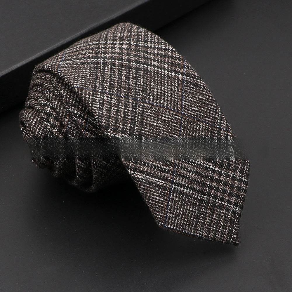 Artificial Woolen Necktie Korean Casual Accessories - Mubimart