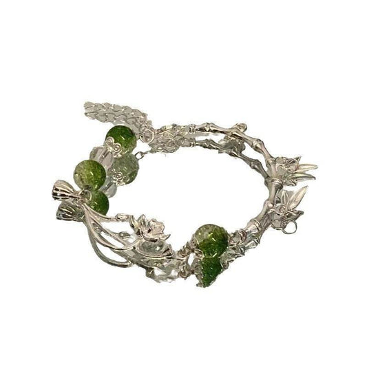 Cold Lotus Beaded Bracelet For Women New Chinese Style - Mubimart
