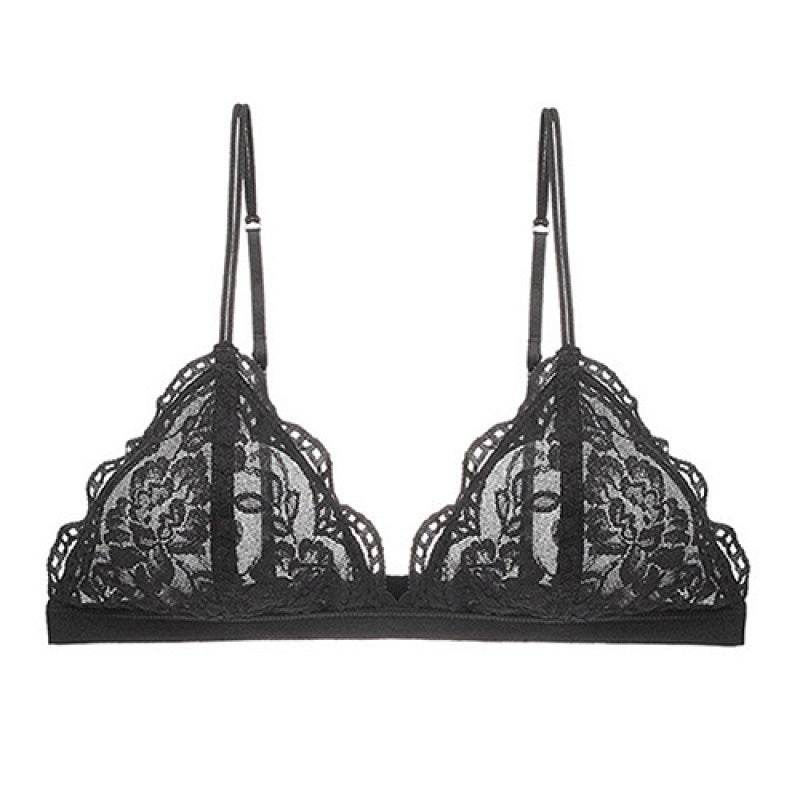 Lightweight Lace Wireless Bra Underwear - Mubimart