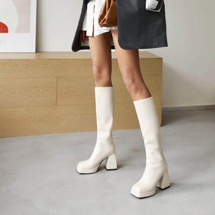 New Women's Autumn Slim Tall Boots - Mubimart