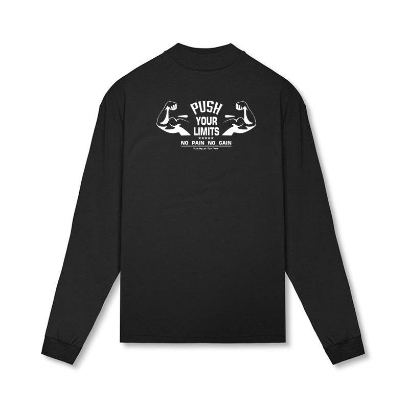 Muscle Warrior Workout Long Sleeve T-shirt - Mubimart