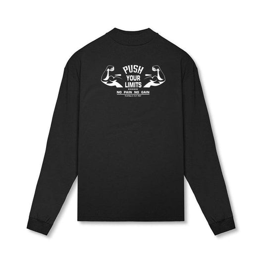 Muscle Warrior Workout Long Sleeve T-shirt - Mubimart