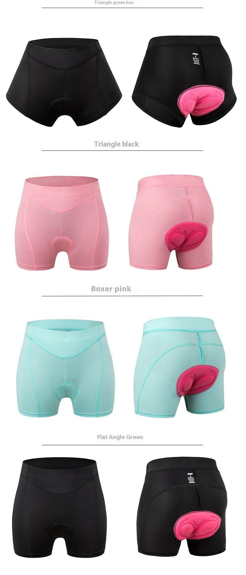 Women's Bicycle Tight Biker Underwear Stretch Breathable - Mubimart