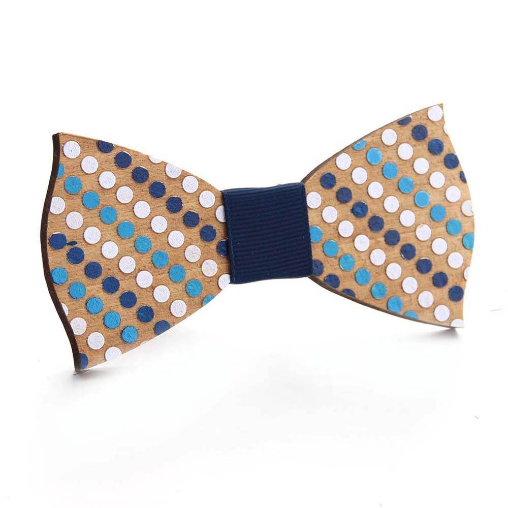 Hand-painted Puzzle Bow Tie Bow Tie Color Hand-painted - Mubimart