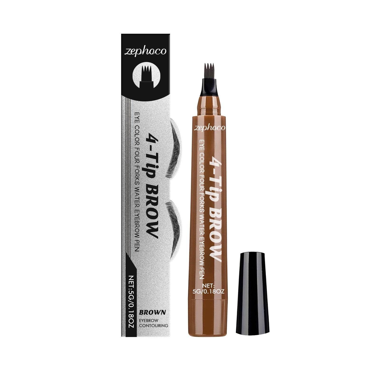 Eye Color Four Forks Water Eyebrow Pen - Mubimart