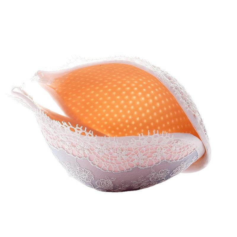 Lace Invisible Bra Patch Embroidered Strapless Silicone Underwear - Mubimart