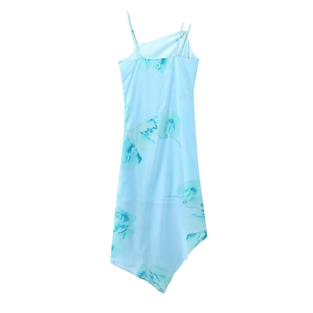 Women's Fishtail Temperament Camisole Dress - Mubimart