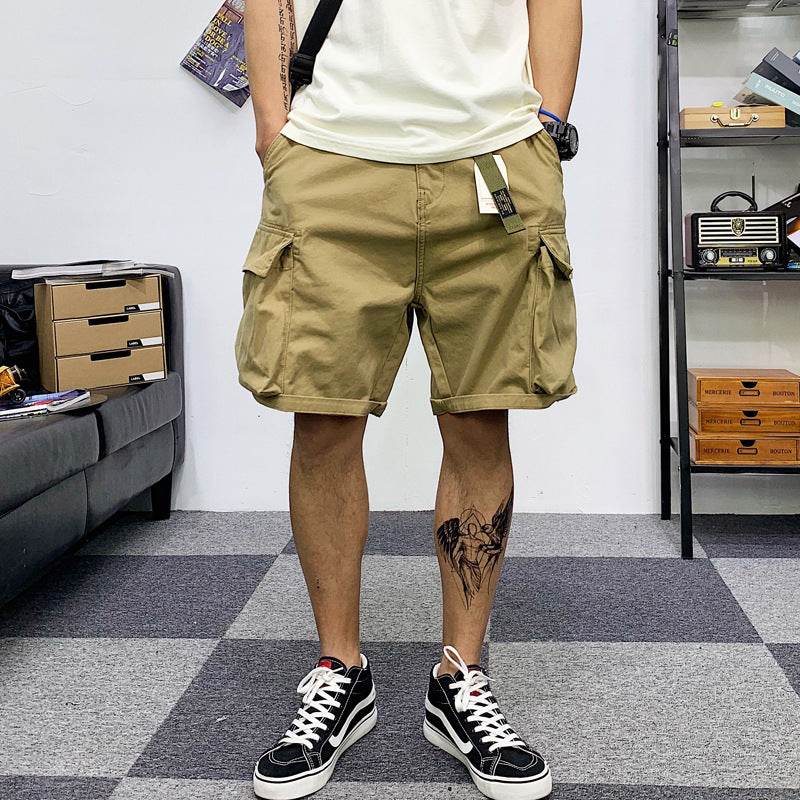 Men's Multi-pocket Camouflage Cargo Shorts - Mubimart