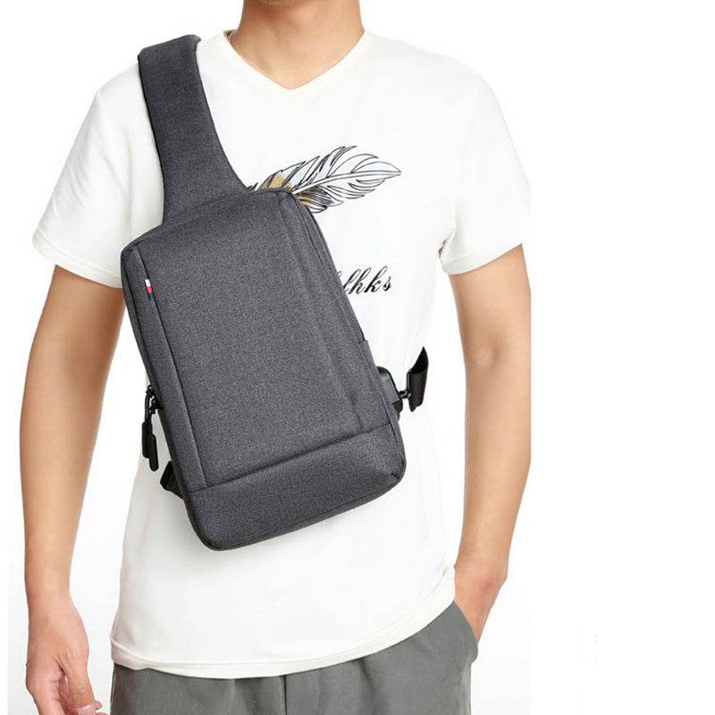 Men Chest Bag Shoulder Bags Crossbody Sling Backpack - Mubimart