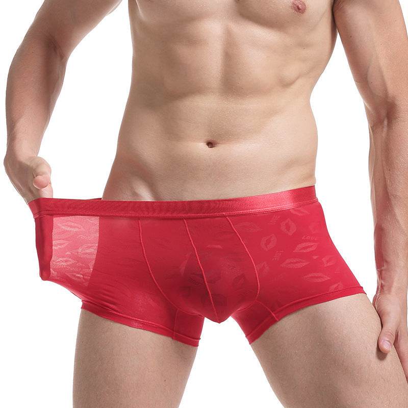 Breathable Sweat-absorbent Nylon Mercerized Underwear Men - Mubimart