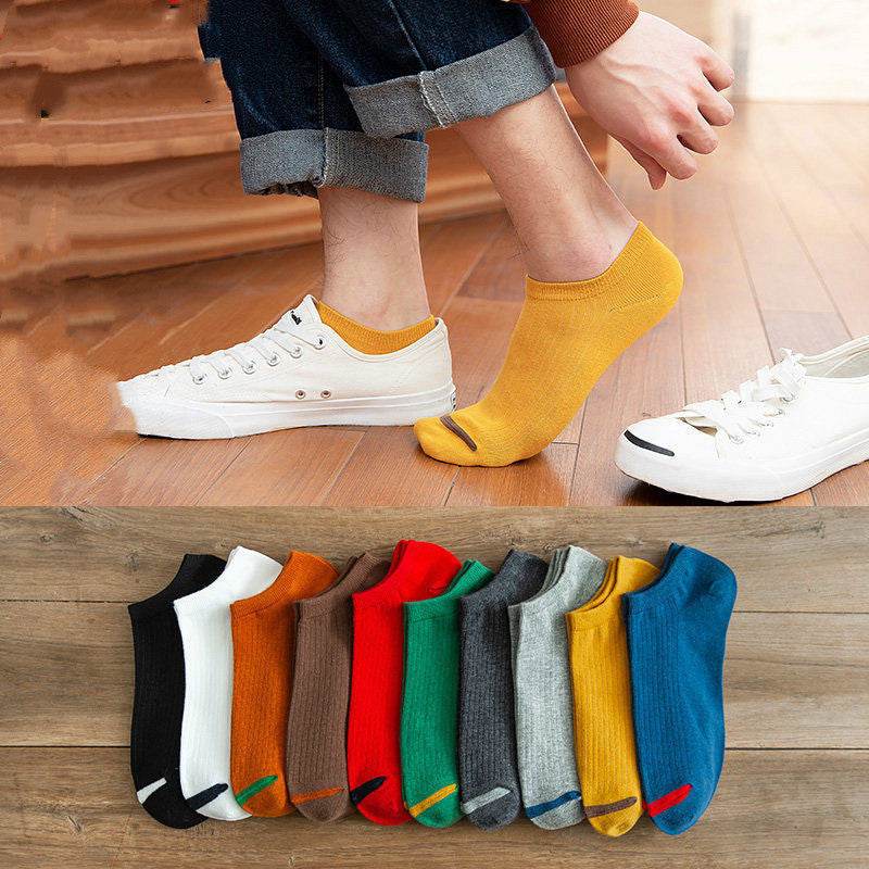 Men's Crew Socks Thin Breathable Short Sleeve - Mubimart