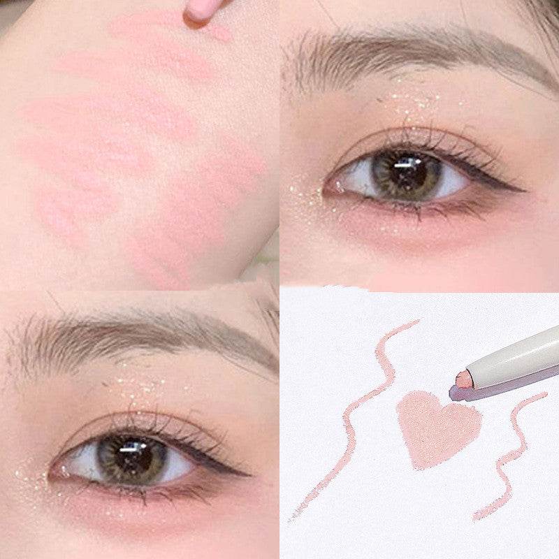 Dual Purpose Natural Brightening Shadow Eyeliner Gel Pencil - Mubimart