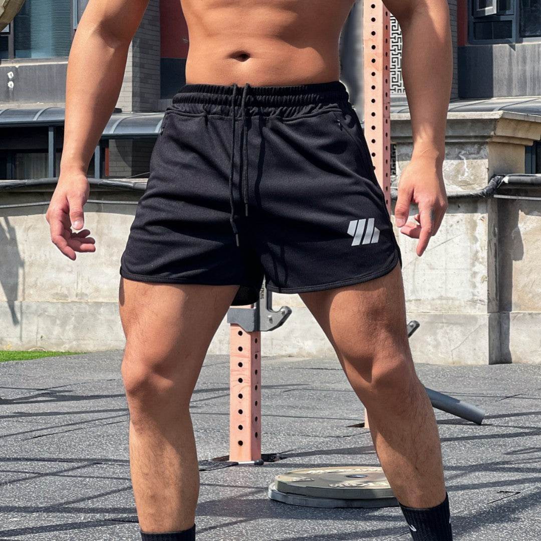 Summer Slim Fit Breathable Workout Shorts - Mubimart