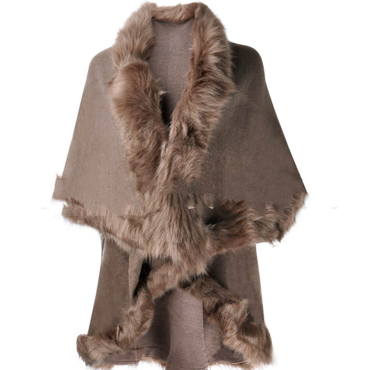 Women's Plus Size Cardigan Loose Cloak - Mubimart