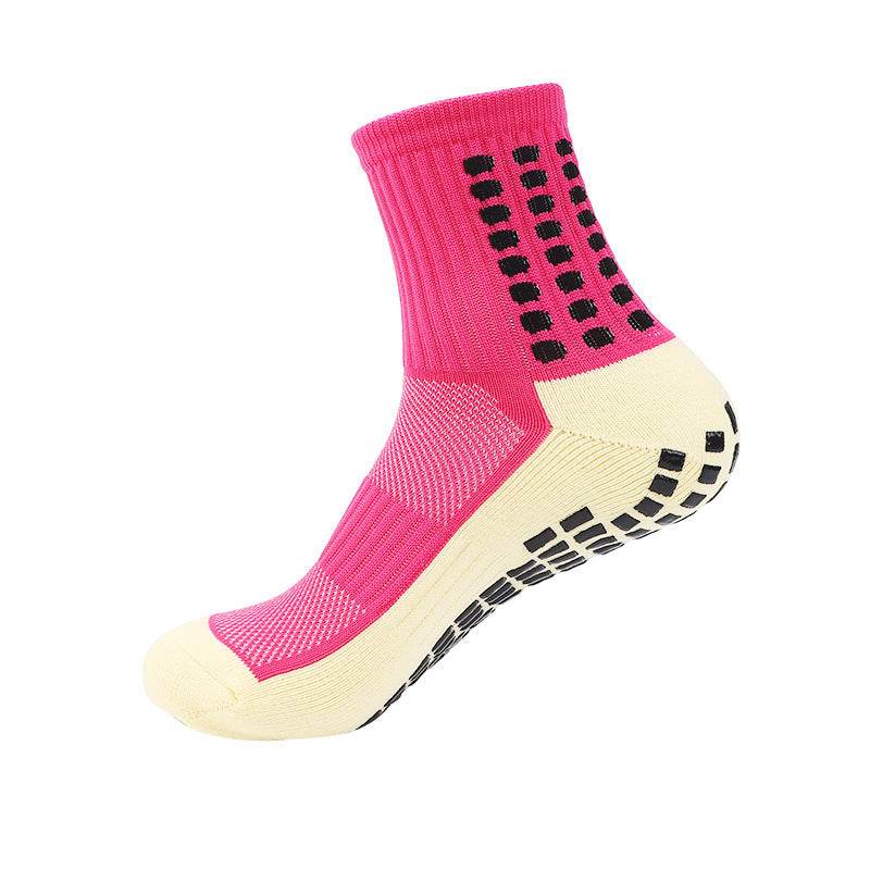 Professional Training Competition Thick Towel Bottom Middle Tube Glue Dispensing Non-slip Athletic Socks - Mubimart