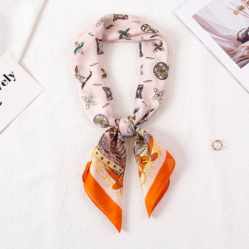 All-matching Imitated Silk Scarves Decoration - Mubimart