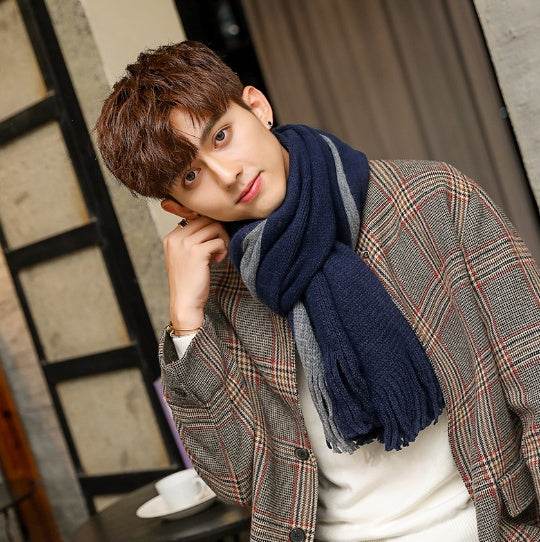 Men Scarves Can Match Colors Fashion - Mubimart
