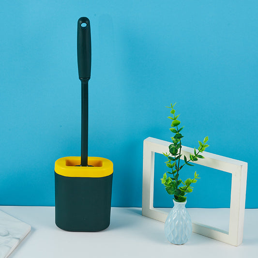 Toilet Brush With Long Handle And Soft Bristles Toilet Cleaning Brush Set