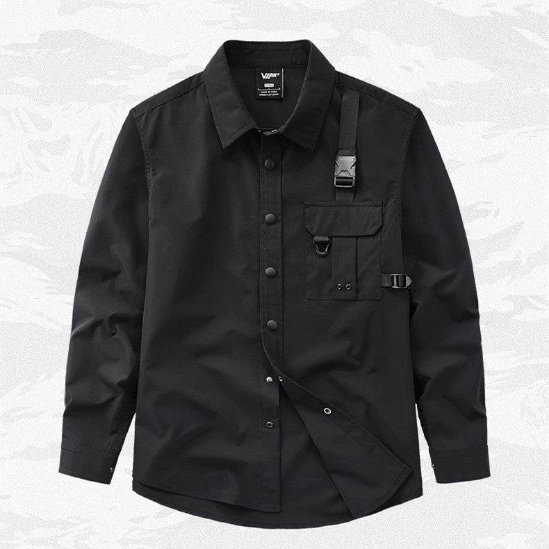 Men's Fashion Casual Workwear Shirt Jacket - Mubimart