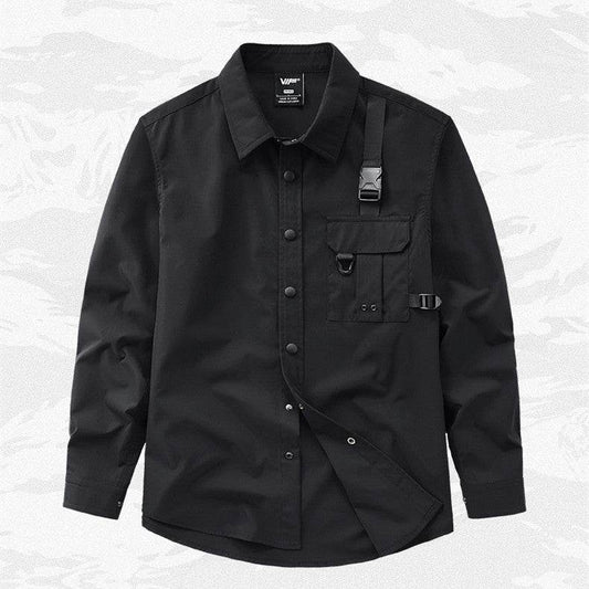 Men's Fashion Casual Workwear Shirt Jacket - Mubimart