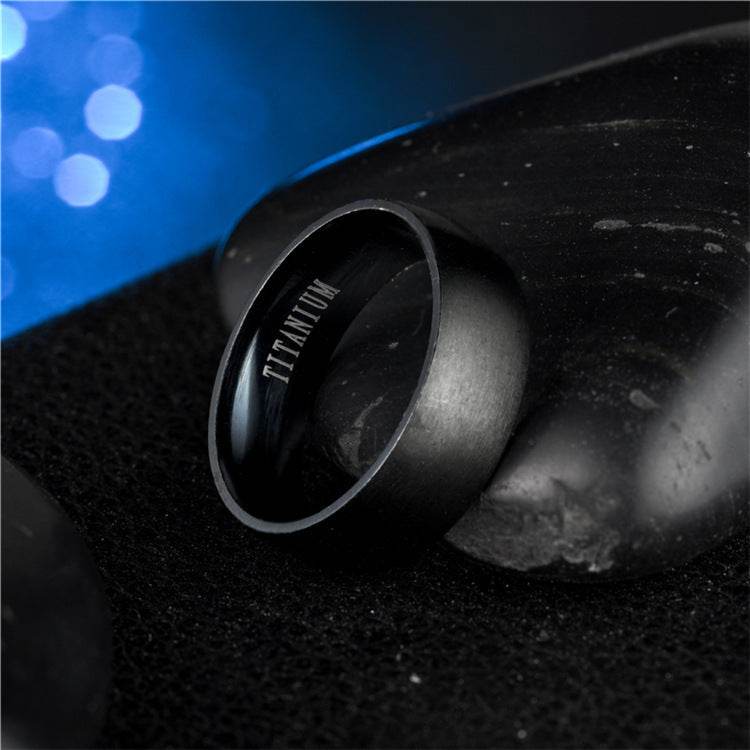 TITANIUM Titanium Steel Ring Men - Mubimart