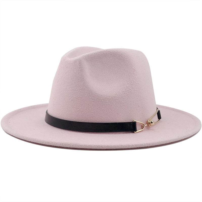 Popular Fedora British Vintage Top Fashion Ladies Woolen Hat - Mubimart
