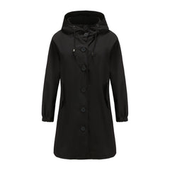 Anorak Dames Casual Lange Jas Trenchcoat