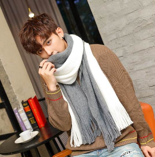 Men Scarves Can Match Colors Fashion - Mubimart