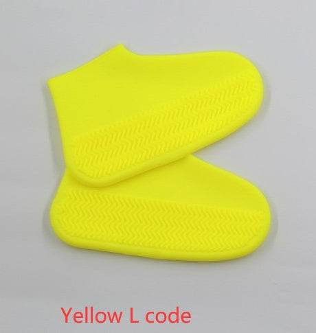 Men and women hiking slip wearable easy to carry silicone rain boots - Mubimart